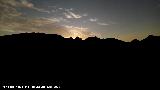 Ocaso. Jaén