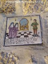 Historia de Baos de la Encina. Azulejo de la Casa de la Juventud
