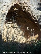 Pinturas rupestres de la Pe�a del Gorri�n IV. Cueva