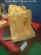 Castillo Nuevo de Bedmar. Maqueta, autor Serafín Chamorro Ruiz