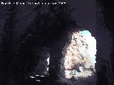 Castillo de Bélmez. Desde el interior puerta trasera