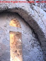 Castillo de Bélmez. Puerta principal desde el interior