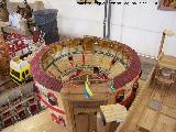 Artesanía local. Maqueta de una Plaza de Toros de Francisco Ortiz López
