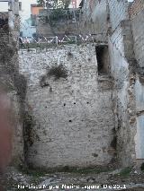 Excavación arqueológica Calle Puerta de Martos nº 25. Muro del fondo