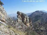 Cerro Salto de la Yegua. Formación rocosa de su vertiente Este