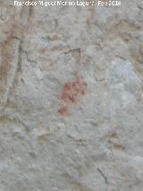 Pinturas rupestres Abrigo Oeste de las Peñas de Castro IV. Punto