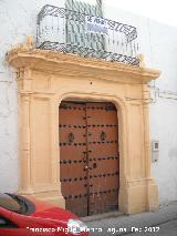 Casa de la Calle Francisco Funes nº 5. Portada