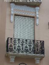 Casa de la Calle del Carmen nº 21. Balcón del primer piso