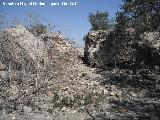 Aljibe romano del Cerro Maquiz. Grandes bloques de Opus Caementitium