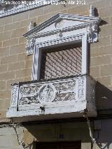 Casa del Paseo Doctor Revuelta nº 20. Balcón
