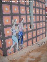 Caseta de la Calle Beatriz Núñez. Graffiti