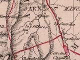 Río Jaén. Mapa 1847