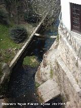 Río Cerezuelo. A la salida de la Plaza de Santa María