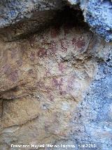 Pinturas rupestres del Abrigo de la Peña Grajera Grupo IV. 