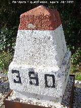 Centro de Interpretación de La Caminería. Hito miriamétrico