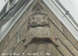 Convento de San Juan de la Penitenciaria. Escudo e inscripción esquinera