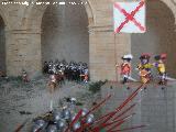 Tercios Españoles. Levantamiento de bandera para alistar gente a los tercios