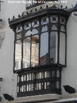 Casa de la Calle Carrera de las Mercedes nº 4. Balcón cerrado