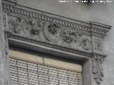 Casa de la Calle Carrera de las Mercedes n� 18. Sobremarco del balc�n del primer piso