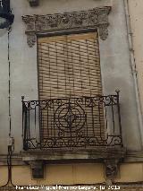 Casa de la Calle Carrera de las Mercedes n� 18. Balc�n del primer piso