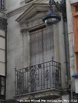 Casa de la Calle Carrera de las Mercedes nº 22. Balcón del primer piso