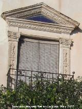 Casa de la Calle Álamos nº 13. Balcón del segundo piso