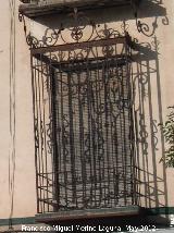 Casa de la Calle Álamos nº 13. Rejería del primer piso
