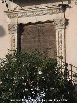 Casa de la Calle Álamos nº 13. Balcón del primer piso