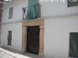 Casa de la Calle Francisco Funes nº 17. Fachada