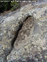 Necrópolis visigoda. Tumba antropomorfa visigoda
