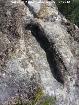 Necrópolis visigoda. Tumba antropomorfa visigoda