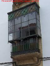 Casa Parroquial. Balcón cerrado