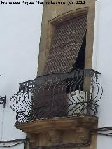 Casa Parroquial. Balcón principal