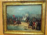 Historia de Cádiz. Santa Cruz sobre las Aguas. Cuadro de Ricardo Balaca siglo XIX. Museo Provincial de Jaén