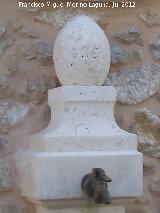Fuente de San Luis Gonzaga. Año de construcción