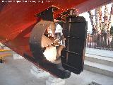 Barco Museo Esteban González. Hélice