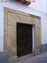 Casa de la Calle Condestable Dávalos nº 11. Portada