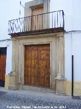 Casa de la Plaza de San Lorenzo nº 14. Portada