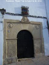 Casa de la Plaza de Carvajal nº 8. Portada