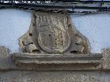 Casa de la Plaza de Carvajal nº 8. Escudo