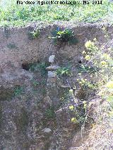 Fortín romano de Cadimo. Restos de muros