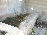 Lavadero de Castañeda. Pila de lavar