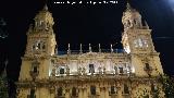 Catedral de Ja�n. Fachada. De noche