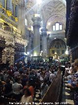 Catedral de Jaén. Interior. Procesión