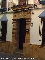 Casa de la Calle Alhóndiga nº 17. Portada