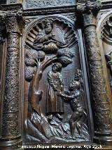 Catedral de Jaén. Coro. Judas se ahorca