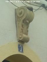 Casa de la Calle Adarves Altos nº 3. Ménsula decorativa