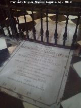 Catedral de Jaén. Capilla del Niño Jesús. Tumba del Obispo Castellote