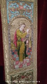 Catedral de Ja�n. Museo. Casulla de San Blas. Detalle