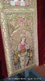 Catedral de Ja�n. Museo. Casulla de San Blas. Detalle de Santa Luc�a
